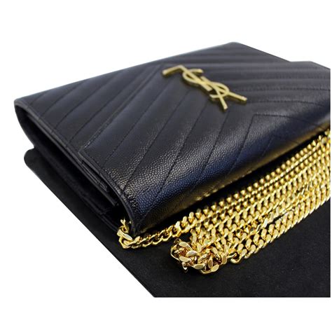 ysl matelasse wallet